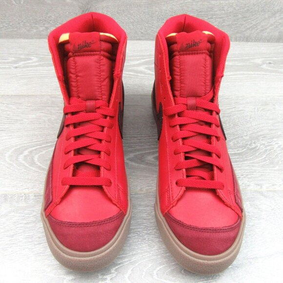 Nike Blazer Mid '77 Vintage Skate Shoes Mens Size 10 Red Burgundy NEW - Picture 6 of 13